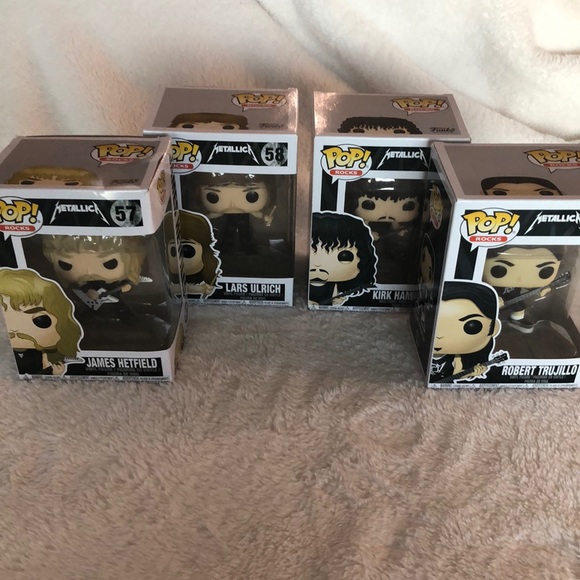 Funko Pop Rocks … Metallica set of 4 … NIB